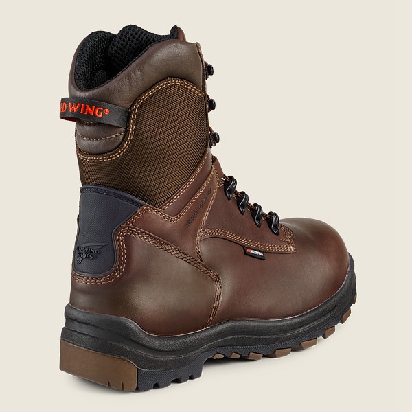 Red Wing Safety Boots Mens Black/Brown - King Toe® - 8-inch Insulated Waterproof Csa Toe - 2374681-I